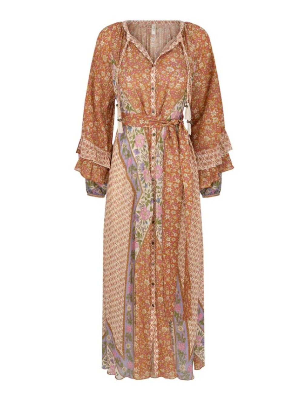 ✨ Spell & The Gypsy Collective Sienna Gown in Clay ✨ Small - Picture 6 of 16